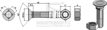 Preview: 32.0139.1B Streichblech-Hinterteil NBU1B R - rechts (Lemken)